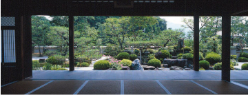 妙満寺　雪の庭